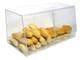 Bulk Bread Storage Display Case 2 Containers for Deli or Convenience Stores