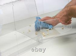 Bulk Bread Storage Display Case 2 Containers for Deli or Convenience Stores
