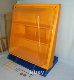 Burger King Restaurant Plastic Kids Toy Store Display Case Plexiglas Cover