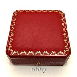 CARTIER Necklace Pendant Jewelry STORAGE DISPLAY CASE RED 100% Authentic