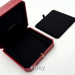 CARTIER Necklace Pendant Jewelry STORAGE DISPLAY CASE RED 100% Authentic
