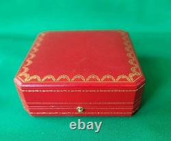 CARTIER Necklace Pendant Jewelry STORAGE DISPLAY CASE RED 100% Authentic