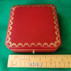 CARTIER Necklace Pendant Jewelry STORAGE DISPLAY CASE RED 100% Authentic