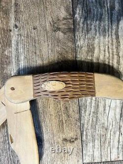 CASE Knife Store Display Wooden Hand Carved