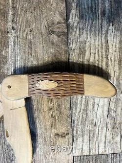 CASE Knife Store Display Wooden Hand Carved