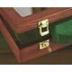 CASTLECREEK Gun/Sword Display Case Glass Lid Wood Walnut Storage Home Room Decor