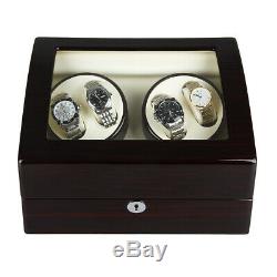 CRITIRON 4+6 Luxury Automatic Watch Winder Storage Box Display Case With Holder