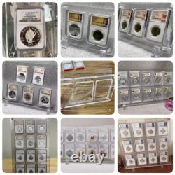 CUSTOMIZE Crystal Acrylic Wall/Table Banknote Bundle Strap Display Storage Case