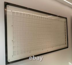 CUSTOMIZE Crystal Acrylic Wall/Table Banknote Bundle Strap Display Storage Case