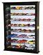 Car Display Case 56 Pc Adjustable Mirrored Black Model 1/43 1/64 Diecast Cabinet