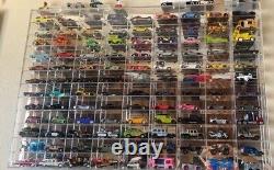 Car Display Case Acrylic 108 Pcs Mirrored Matchbox Model 1/64 Diecast UV Cabinet