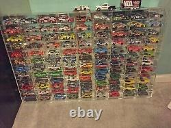 Car Display Case Acrylic 108 Pcs Mirrored Matchbox Model 1/64 Diecast UV Cabinet