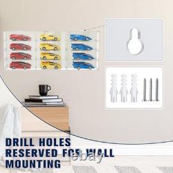 Car Display Case Acrylic 12 Pcs Hot Diecast Model 1/24 Nascar Wheels Toy Cabinet