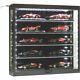 Car Display Case Acrylic LED Light 5 Tier Matchbox Model Toy 1/64 1/43 Cabinet