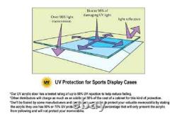 Car Display Case Black 6 Tier Matchbox Model 1/64 Diecast N Train Wood Cabinet