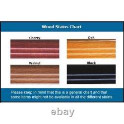 Car Display Case Oak 8 Pcs Model Diecast 1/18 Wood Rack Shelf Mirrored Cabinet