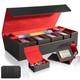 Card Deck Box for MTG Commander, Large 6 in 1 Card Storage Display Case with