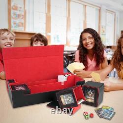 Card Deck Box for MTG Commander, Large 6 in 1 Card Storage Display Case with