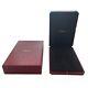 Cartier Necklace Case Red Storage Jewelry Large Display Box Outer Box Empty