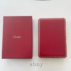 Cartier Necklace Case Red Storage Jewelry Large Display Box Outer Box Empty