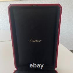 Cartier Necklace Case Red Storage Jewelry Large Display Box Outer Box Empty
