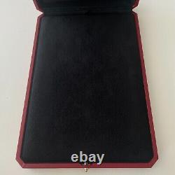 Cartier Necklace Case Red Storage Jewelry Large Display Box Outer Box Empty