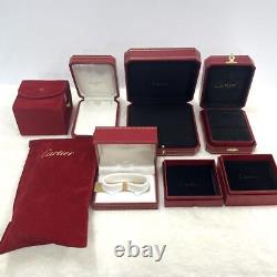 Cartier accessories empty box case Display Storage 8 sets lot Jewelry mzmr