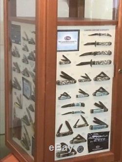 Case Knife Display (floor)with Display Boards (No Knives) & Storage! LOW PRICE