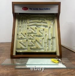 Case XX Pocket Folding Knife Counter Top Dealer Store Display Upright With Key