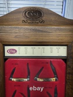 Case XX Stag Knives (set of 7) Store Display Case