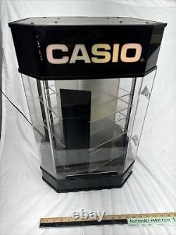 Casio Retail Store Counter Top Spinner Display Case No Key