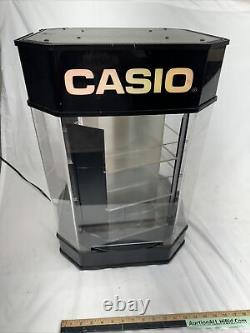 Casio Retail Store Counter Top Spinner Display Case No Key