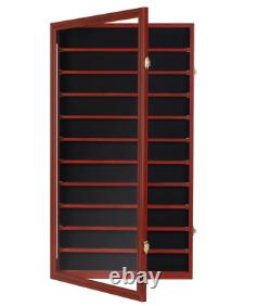 Challenge Coin Display Case Poker Chips Holder Wall Cabinet Showcase Ra