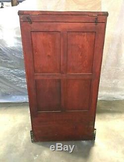 Cherry Walking Cane Display Case, Mfg. Waco, TX, Country / General Store