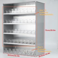 Cigarette Retail Showcase Rack Aluminium Cigarette Display Cabinet for 360 Packs
