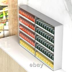 Cigarette Retail Showcase Rack Aluminium Cigarette Display Cabinet for 360 Packs