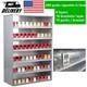 Cigarettes Retail Display Rack Aluminium Cigarettes Cabinet 6 Layers 10 Brackets