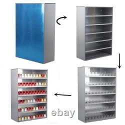 Cigarettes Retail Display Rack Aluminium Cigarettes Cabinet 6 Layers 10 Brackets