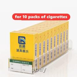 Cigarettes Retail Display Rack Aluminium Cigarettes Cabinet 6 Layers 10 Brackets