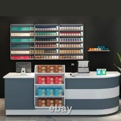 Cigarettes Retail Display Rack Aluminium Cigarettes Cabinet 6 Layers 10 Clips