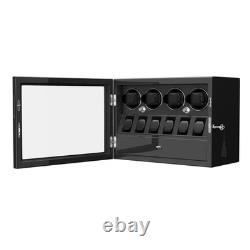 Classic Watch Winder For 4 Automatic Watches with Drawer Storage Display Case