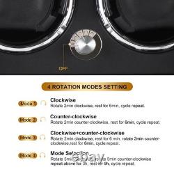 Classic Watch Winder For 4 Automatic Watches with Drawer Storage Display Case