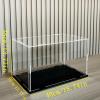 Clear Acrylic Display Case Dustproof Storage Box for Toys Figures Cars Models