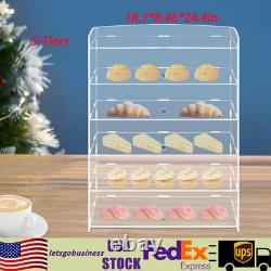 Clear Acrylic Display Case Dustproof Toy Showcase Holder Display Storage Shelf