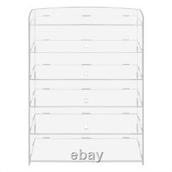 Clear Acrylic Display Case Dustproof Toy Showcase Holder Display Storage Shelf