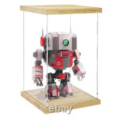 Clear Acrylic Display Case for Trophy, Collectibles, Assemble Cube Display Bo