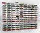 Clear Display Case Wall Cabinet(108 Slots)164 Hot Small Toy Car Wheels Scale Ma