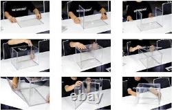 Clear Handbag Storage Organizers for Closet 9 Pack Plastic Acrylic Display Case