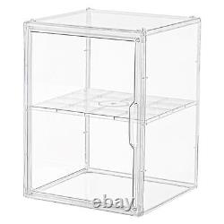 Clear Purse Storage Organizer Storage Box Display Case With Magnetic Door