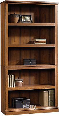 Collection 5-Shelf Bookcase, Washington Cherry Bookshelf Storage Display Case